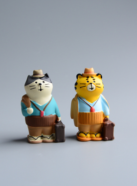 520生日礼物送男生女生旅行猫咪可爱日式杂货迷你模型家居摆件女