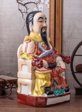 祖庙真武玄武大帝祖师爷玄天上帝北帝神像佛像供奉摆件陶瓷