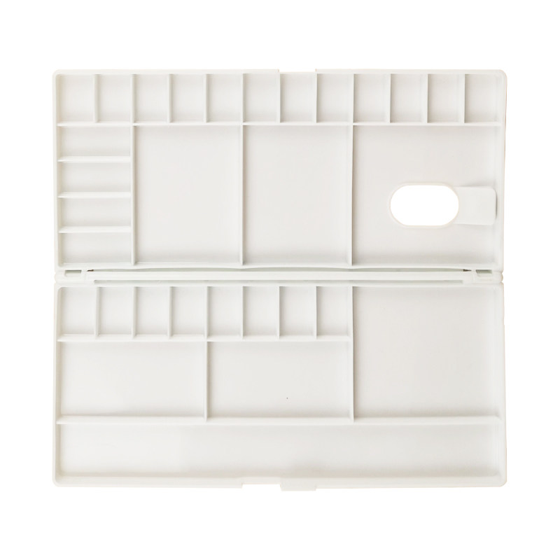 密封水彩颜料调色盒 折叠保湿翻盖调色格 小格子水粉调色盘调色板,淘宝优惠券,粉丝福利购,淘宝优惠卷