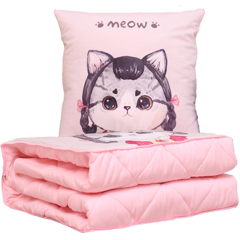 卡通抱枕被子两用汽车空调被折叠可爱办公室午睡小毯子车用靠枕头,淘宝优惠券,粉丝福利购,淘宝优惠卷