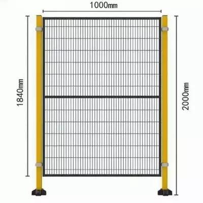 现货仓库隔断围栏网室内工业设备密孔机器人防护栏无缝车间隔离网 - 图2