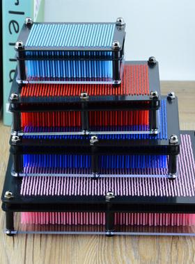 塑料方形手印3D克隆手模多功能针画立体针雕学生教育装饰生日礼物