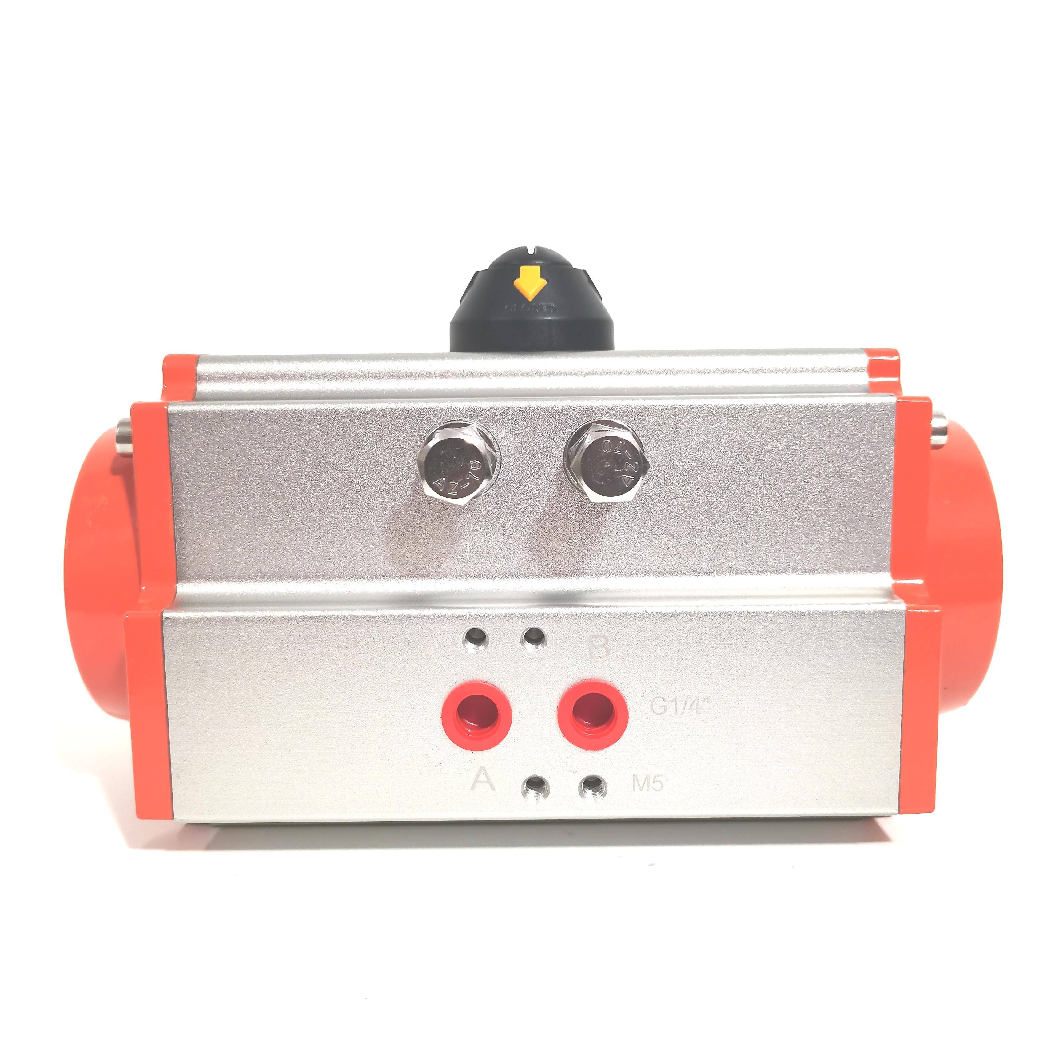 AT气动阀门执行器风阀蝶阀球阀执行器单作用双作用GT气动头气缸 - 图0