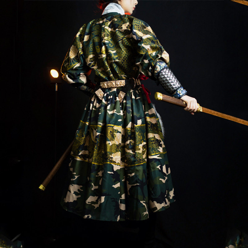 云梦集原创飞鱼服锦衣卫明制贴里曳撒烫金战术军旅风男女PC同款汉,淘宝优惠券,粉丝福利购,淘宝优惠卷