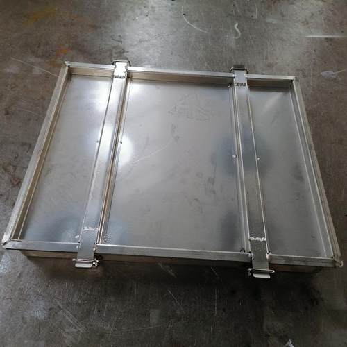 不锈钢三开LJB牛羊肉盒做方砖模盒子 金具属肥机牛盒 起配套压肉 - 图0