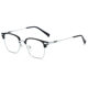 Korean popular style Fan Pingguang half-frame myopia glasses men can match the degree of anti-blue light fatigue glasses frame