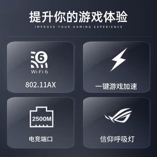 华硕AX11000/AXE11000路由器大户型wifi6三频无线万兆企业家用 - 图1