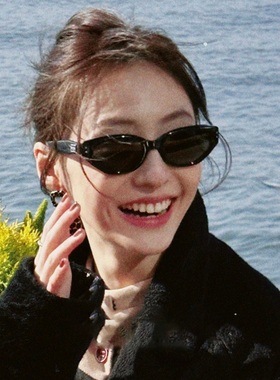 猫眼墨镜女款2026新款高级感偏光镜GM防晒防紫外线太阳眼镜UV400
