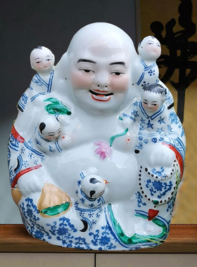 笑弥勒笑口常五子罗汉五子登科佛