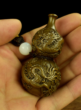 铜多子福禄葫芦把玩挂件工艺品精美小礼品车载