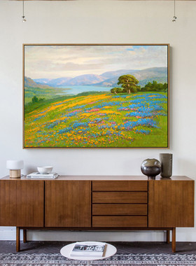 加利福尼亚的春天印象派现代客厅风景装饰画卧室书房挂画壁画
