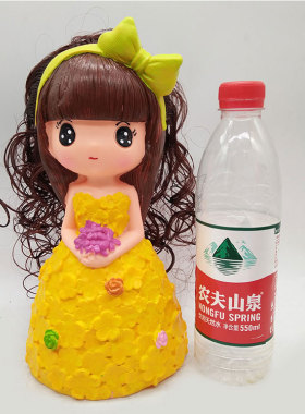 搪胶怕摔儿童摔坏娃娃存钱罐男孩子创意储蓄罐超大号