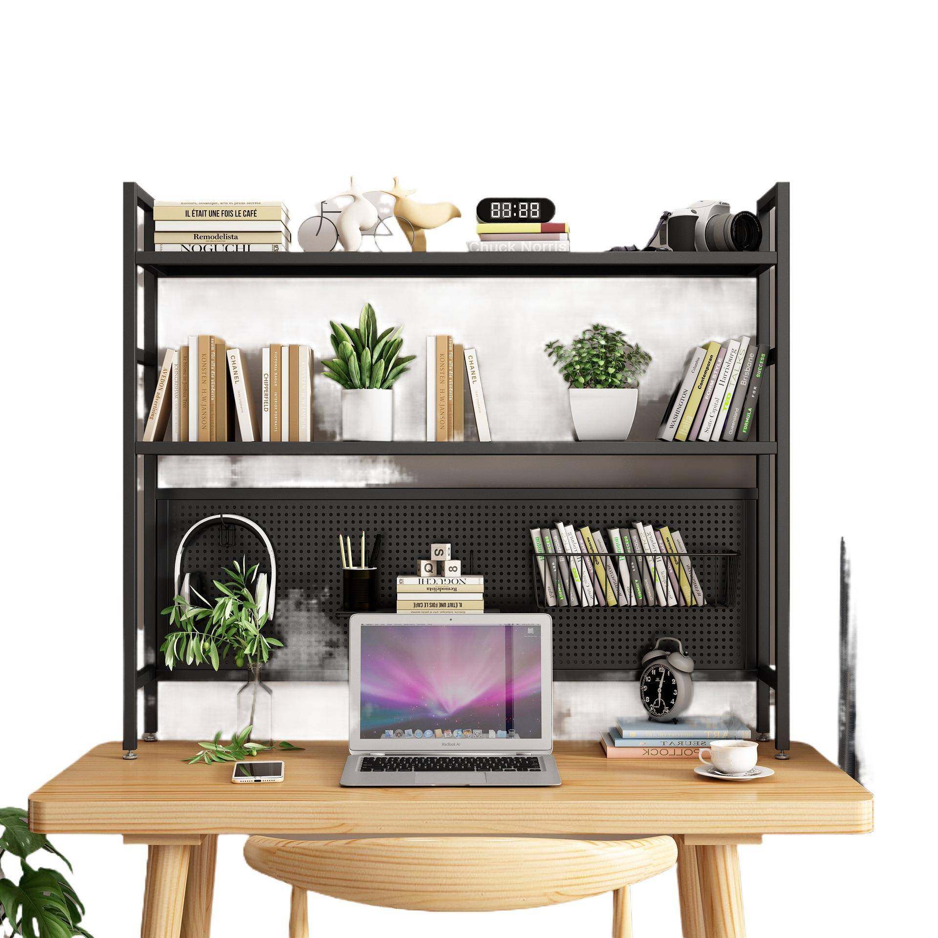 桌面置物架书桌台式桌打印机小型书架多层收纳架办公铁艺整理架,淘宝优惠券,粉丝福利购,淘宝优惠卷