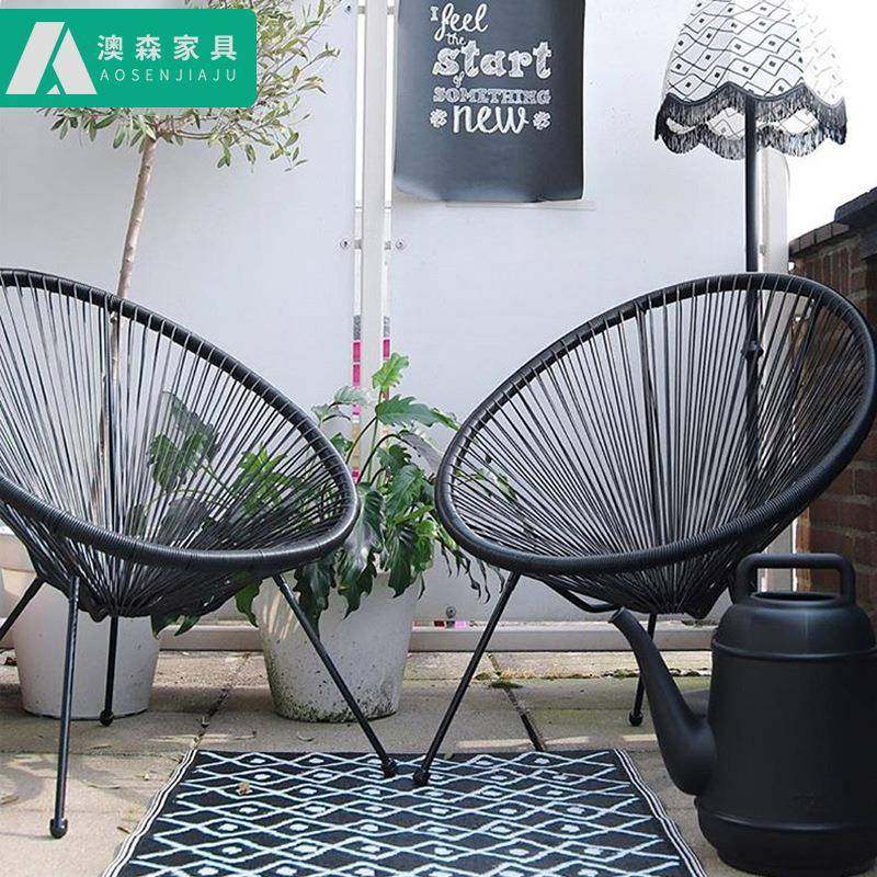 阳台桌椅户外桌椅庭院家具花园藤椅三件套组合网红休闲别墅懒人椅,淘宝优惠券,粉丝福利购,淘宝优惠卷