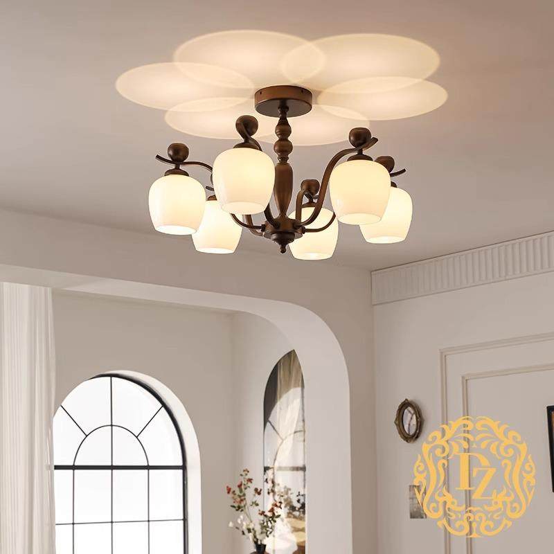 美式客厅吊灯中古风餐厅主灯复古南洋风2024年新款卧室灯具,淘宝优惠券,粉丝福利购,淘宝优惠卷