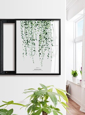 贝现代电表箱装饰画推拉空气关盒子变电箱配电箱遮挡画
