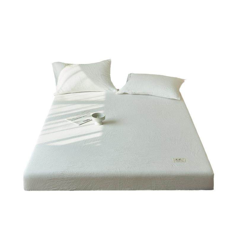 纯棉双层纱床笠单件全棉床垫保护罩防尘罩全包防滑席梦思保护套夏,淘宝优惠券,粉丝福利购,淘宝优惠卷