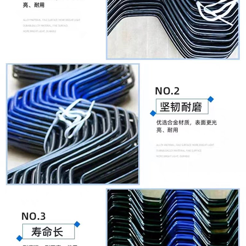 大棚配件蔬菜温室卡槽卡簧压膜簧卡丝卡条北京浸塑卡簧 - 图2