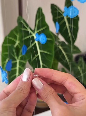 双螺旋海洋小鱼风铃手工材料包