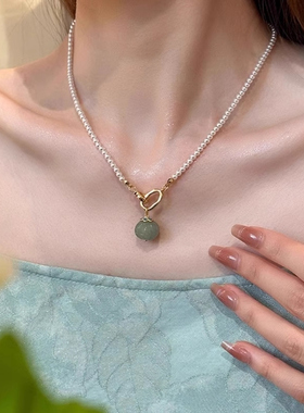 高级感新中式国风项链女复古南瓜