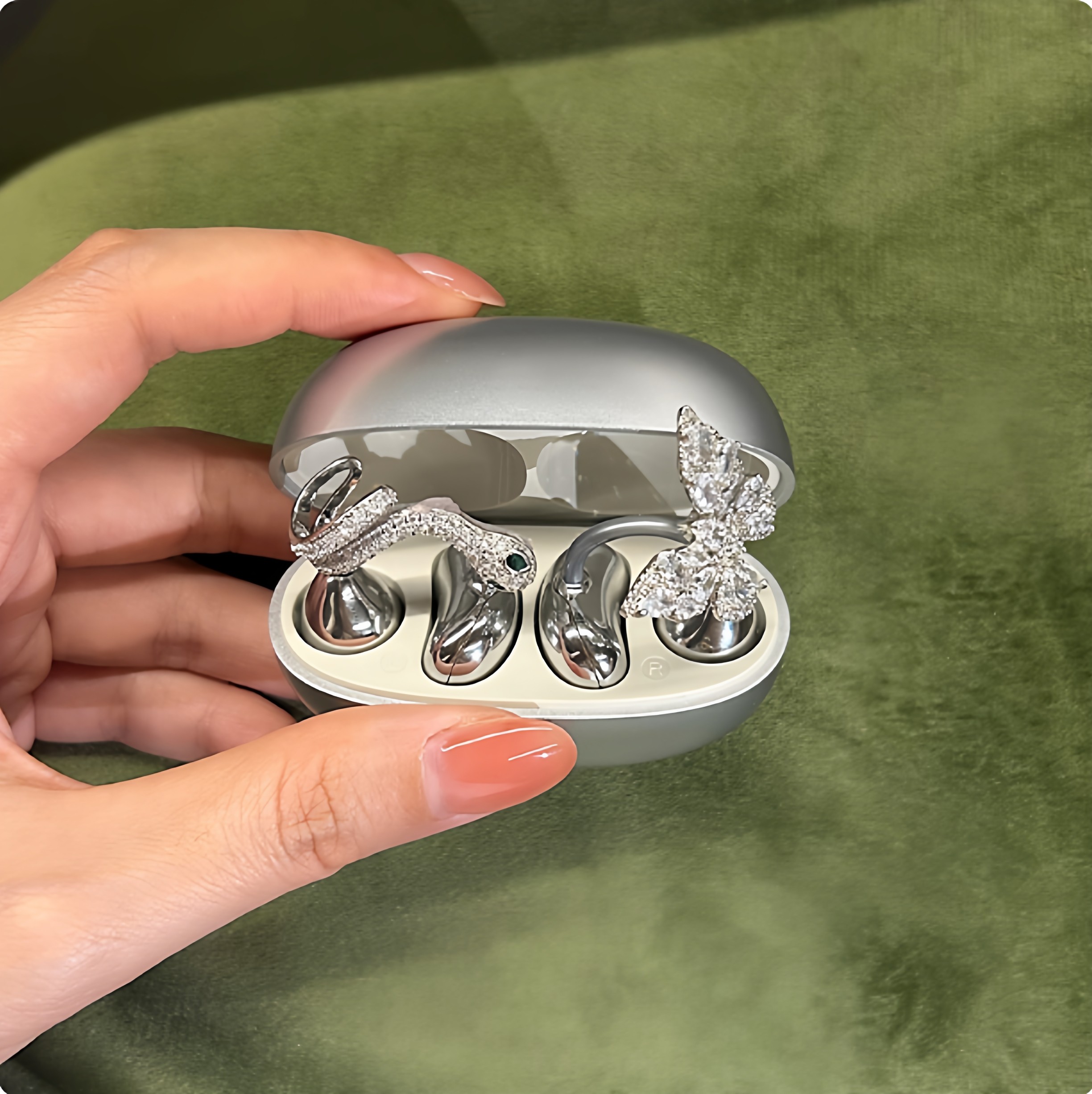 适用于华为耳夹式耳机饰品保护套高级感华为freeclip耳夹耳扣装饰,淘宝优惠券,粉丝福利购,淘宝优惠卷