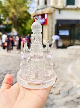冰雕多彩灯光索菲亚教堂模型摆件哈尔滨文创旅游礼物纪念品伴手礼