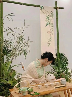 婚宴迎宾竹架竹架子竹筒架竹杆支架竹子背景架婚礼道具竹艺迎宾牌