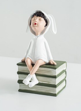 现代爱创意树脂工艺品样板间卧室儿童房饰品