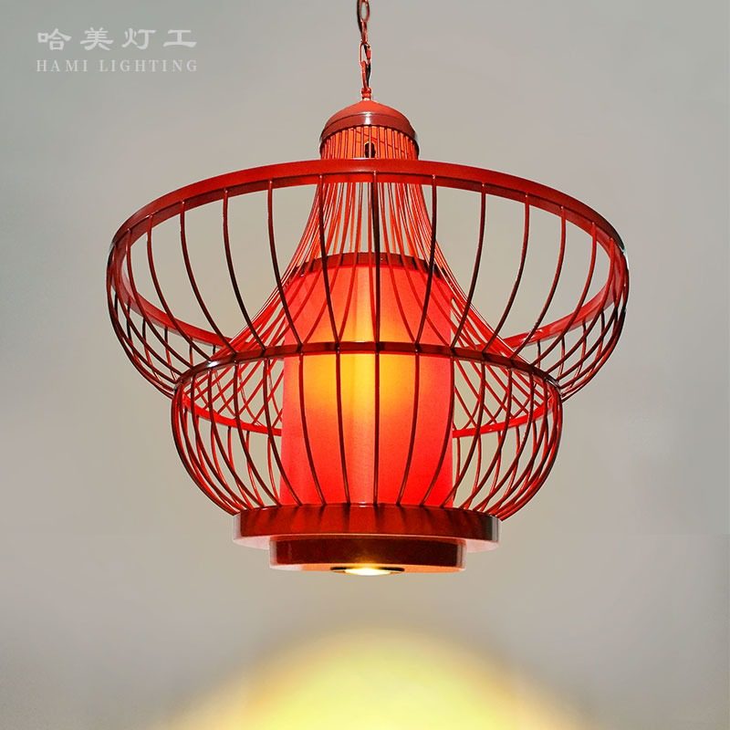 新仿古火锅店吊灯 铁艺鸟笼 饭店包间卡座创意聚光饰,淘宝优惠券,粉丝福利购,淘宝优惠卷