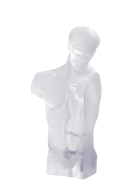 样板房酒店透明树脂抽象雕塑人物摆件简约现代售楼处软装家居饰品