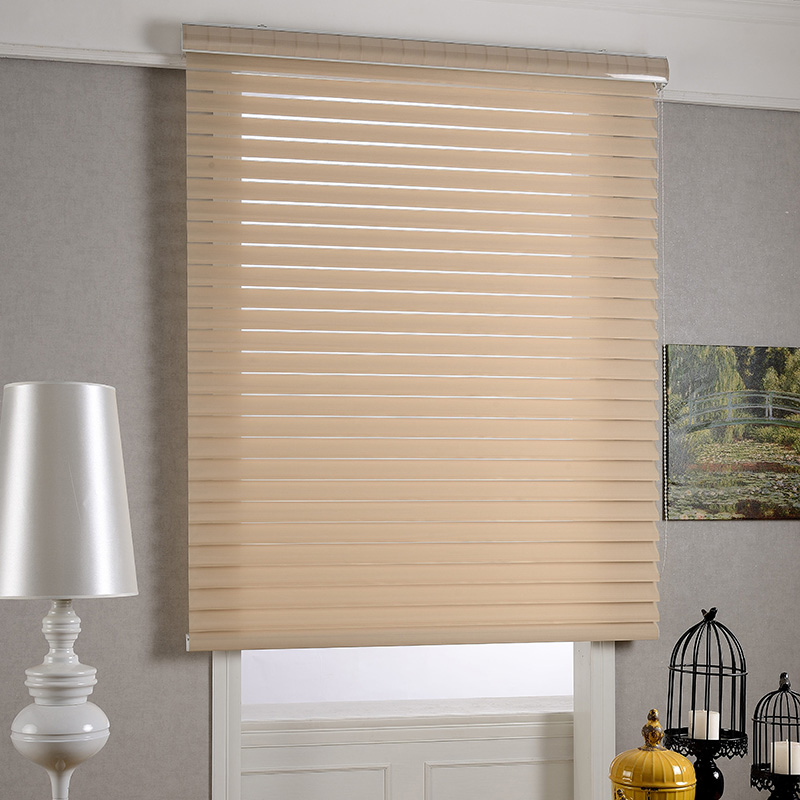 福蝶百叶窗帘卷帘免打孔厕所防水卫生间遮光升降香格里拉帘客厅 - 图1