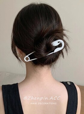 回形针鲨鱼夹ins简约大号发夹