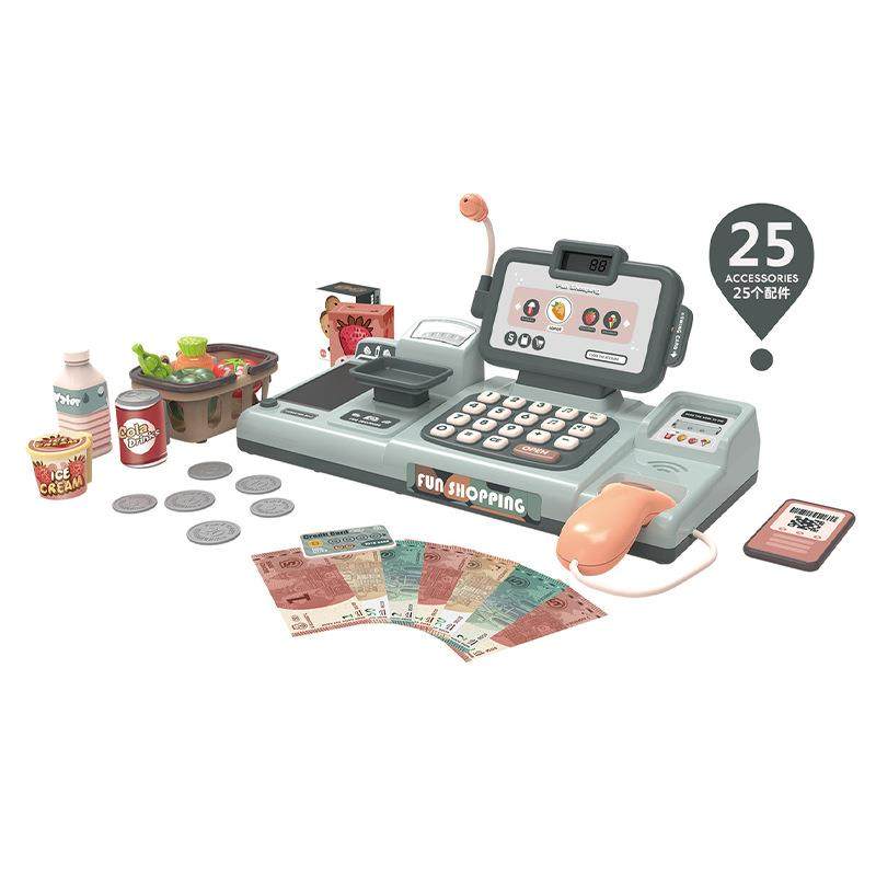 贝比谷便利店收银机收超市银台儿童仿真可扫码多功能便利店玩具,淘宝优惠券,粉丝福利购,淘宝优惠卷