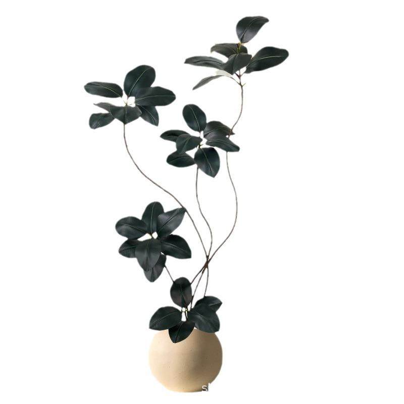 仿真绿植橡皮树客厅大盆栽室内绿植仿生假植物高端轻奢落地摆件,淘宝优惠券,粉丝福利购,淘宝优惠卷