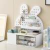 Desktop hole plate storage rack Office student dormitory desk pen holder desk drawer storage box organizer