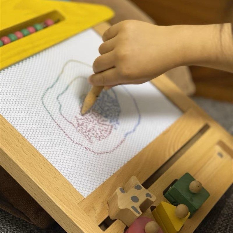 木制儿童画板写字绘画涂色擦除卡通涂鸦画板形状认知,淘宝优惠券,粉丝福利购,淘宝优惠卷