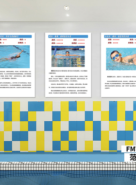 体育馆游泳池墙纸学校健身房装饰用品创意布置标语装饰壁画