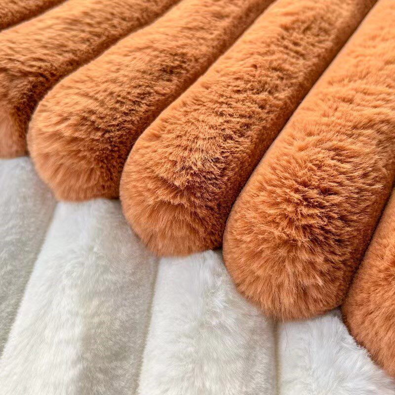 .宽条品质仿兔毛条绒沙发面料加厚绒毛布料抱枕坐垫沙发毯,淘宝优惠券,粉丝福利购,淘宝优惠卷