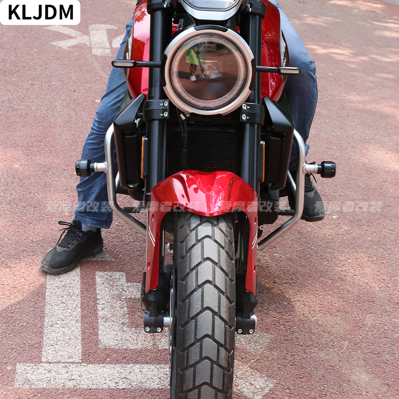 适配莫里尼赛文佐保险杠0不锈钢竞技杠杠护杠改装 - 图1