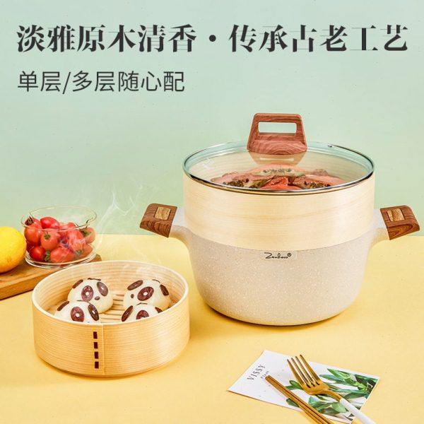 蒸锅竹制蒸笼无漆加深加圈蒸格家用蒸屉篦子多用小笼包蒸屉,淘宝优惠券,粉丝福利购,淘宝优惠卷