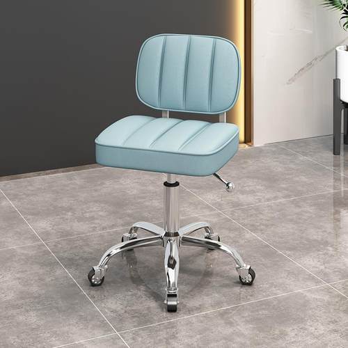 大工凳美发椅子靠背家用滑轮升降旋转椅理发店美容凳子美容院专用 - 图2