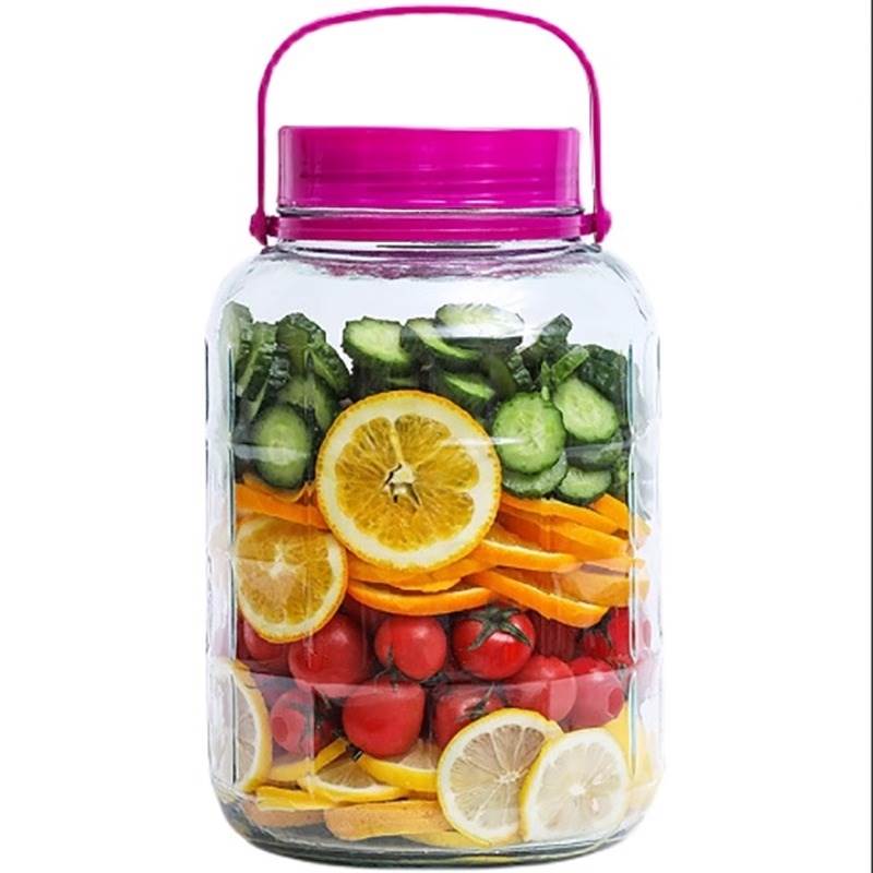 泡菜坛子腌制酸豆角黄瓜糖蒜辣椒姜芽的罐子泡菜母水发酵菌玻璃罐 - 图3