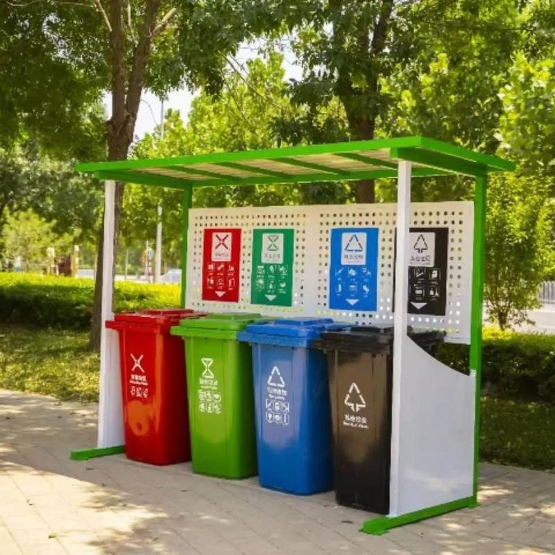 商用大中号环卫户外加厚塑料小区物业分类亭 垃圾桶垃圾箱收集亭,淘宝优惠券,粉丝福利购,淘宝优惠卷