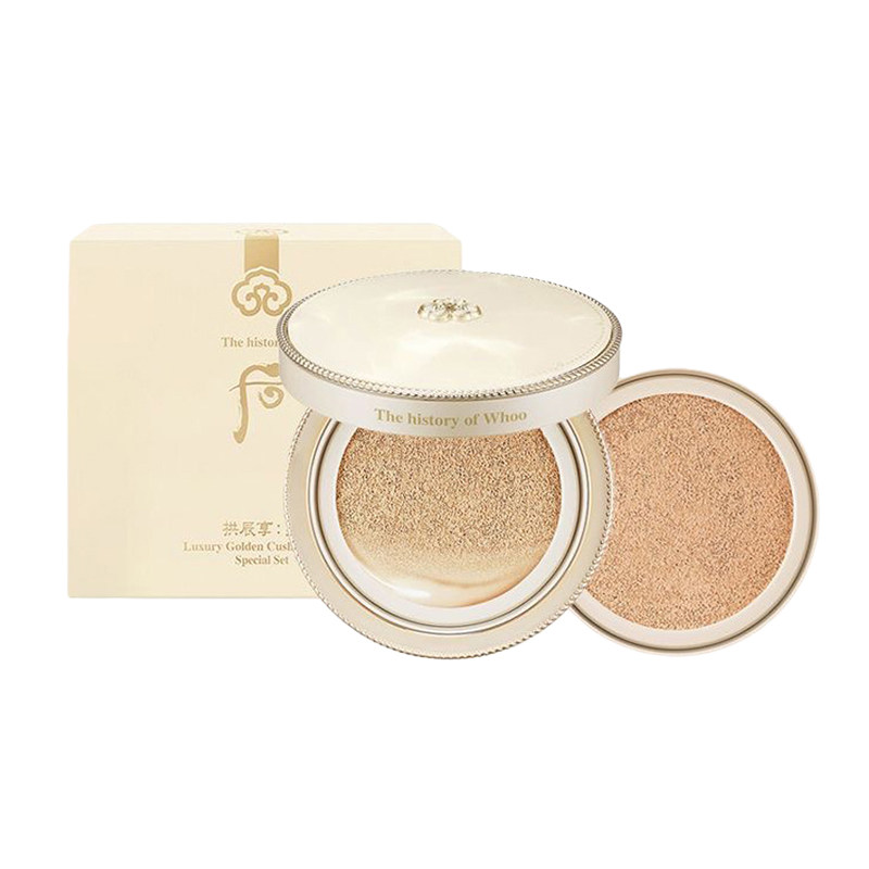 WHOO后拱辰享美黄金气垫套BB霜套自然遮瑕亮肤养肤防晒持久带替换,淘宝优惠券,粉丝福利购,淘宝优惠卷