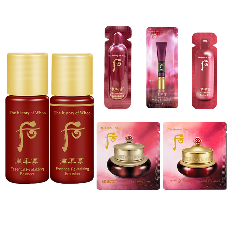 WHOO后津率享平颜水乳霜精华眼霜小样保湿补水滋养紧致抗皱便携,淘宝优惠券,粉丝福利购,淘宝优惠卷