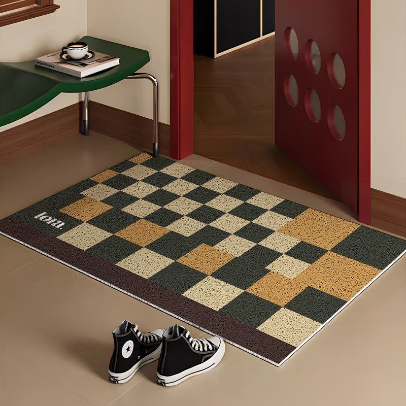 年新款丝圈地垫多巴胺高级感入户门垫家用进门口耐刮地垫,淘宝优惠券,粉丝福利购,淘宝优惠卷