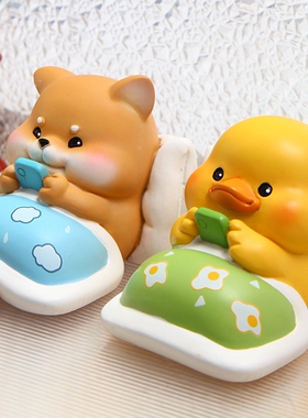 小猪猪办公装饰品爱小物件情绪治愈要生气小摆设