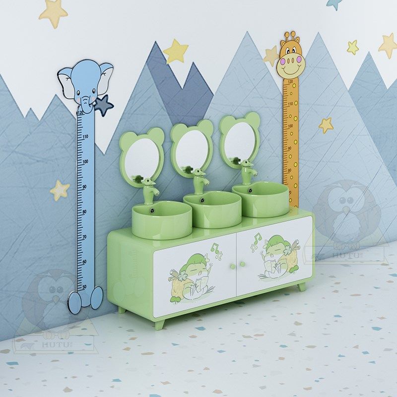 幼儿园儿童浴室柜彩色卡通洗手盆台盆柜低子母洗漱台,淘宝优惠券,粉丝福利购,淘宝优惠卷