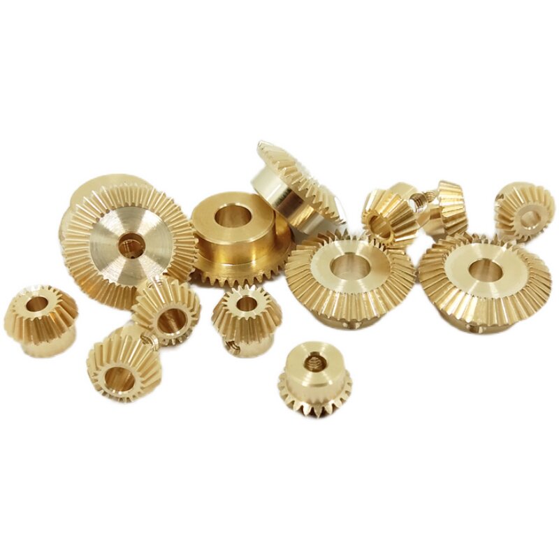模:减速锥齿轮 齿齿黄铜伞齿轮装 9度转角直齿轮传动,淘宝优惠券,粉丝福利购,淘宝优惠卷