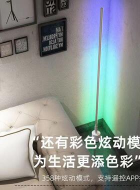 工业风创意客厅落地灯卧室床头灯极简轻奢立式地灯led墙角氛围灯